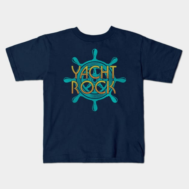 Yacht Rock 3 Kids T-Shirt by Vector Deluxe